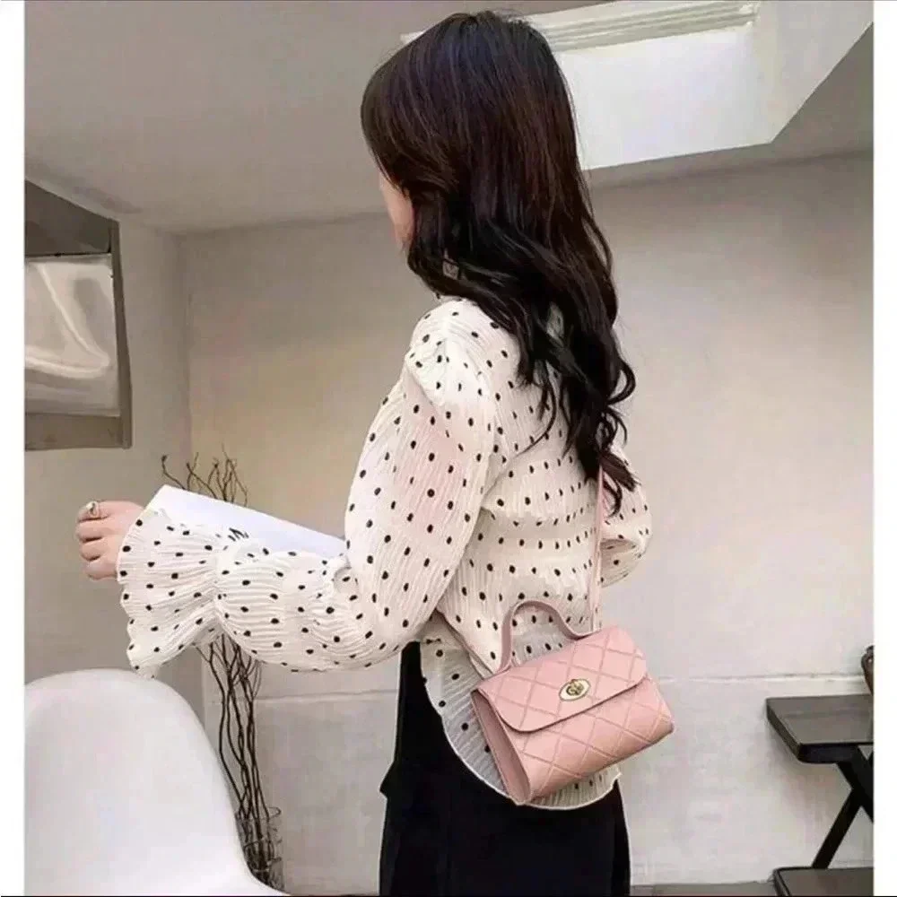 ⚠️Clearance Small Messenger Crossbody Bag White / Pink / Black / Brown / Red - Picture 9 of 11